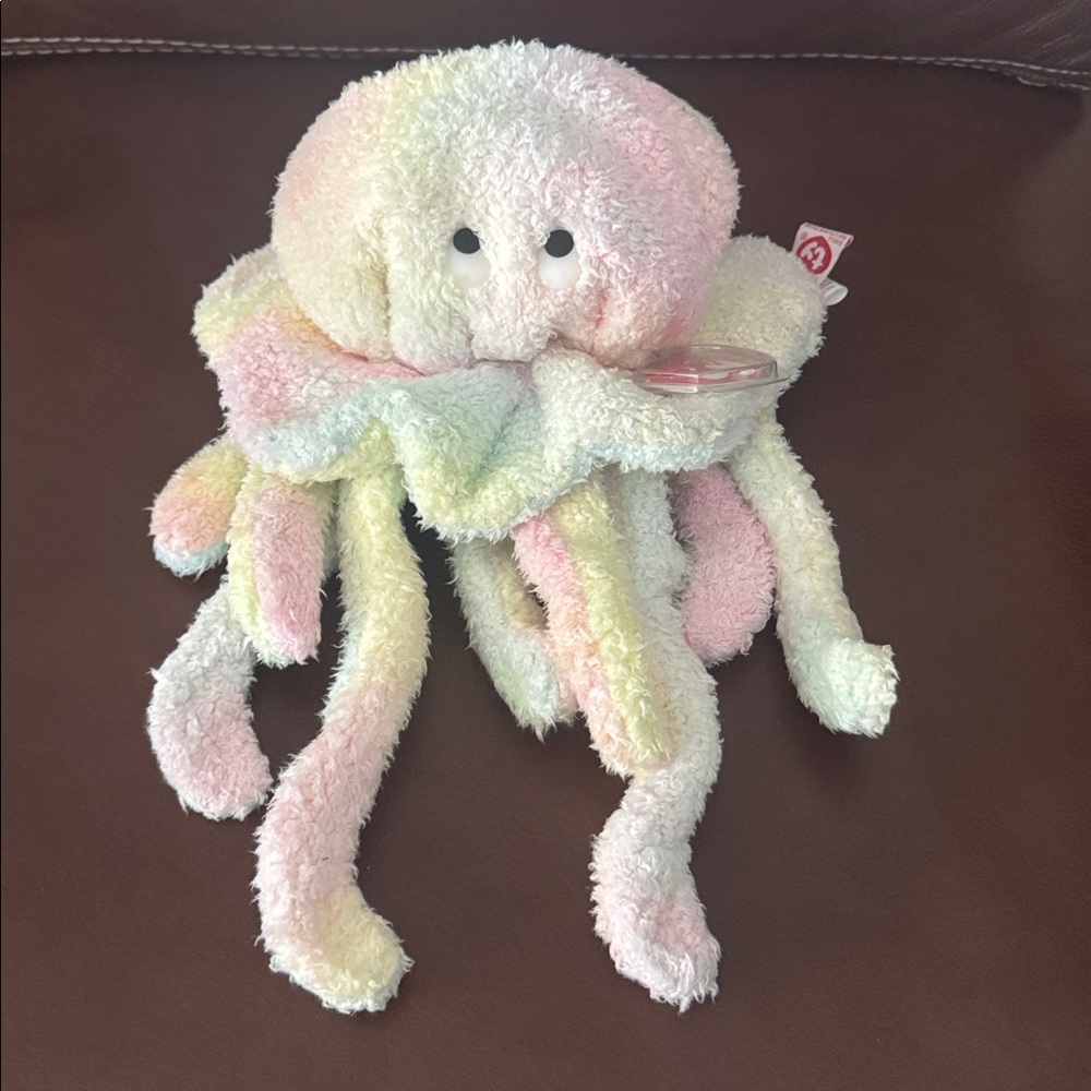 Ty Original Beanie Buddy “Goochy” the Jellyfish Retired Vintage Stuffed Plush